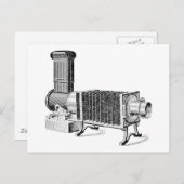 Carte Postale Caméra antique vintage (Devant / Derrière)