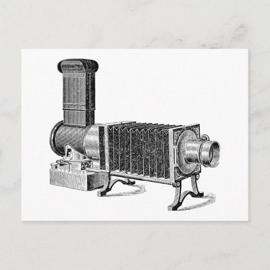 Carte Postale Caméra antique vintage (Devant)