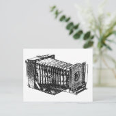 Carte Postale Caméra antique vintage (Debout devant)
