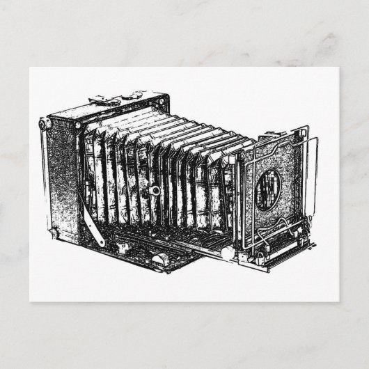 Carte Postale Caméra antique vintage (Devant)