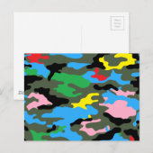 Carte Postale caméra arc-en-ciel (Devant / Derrière)