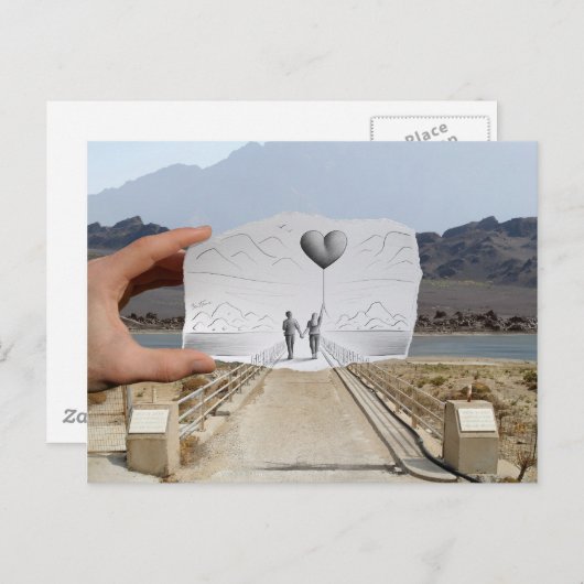 Carte Postale Caméra Crayon Vs - Amateurs (Devant / Derrière)