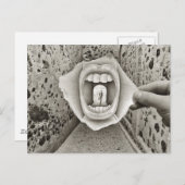 Carte Postale Caméra Crayon Vs - Bouche (Devant / Derrière)