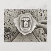 Carte Postale Caméra Crayon Vs - Bouche (Devant)