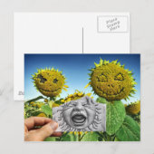 Carte Postale Caméra Crayon Vs - Cri Bébé (Devant / Derrière)