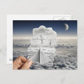 Carte Postale Caméra Crayon Vs - Marcheur Tightrope (Devant / Derrière)