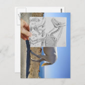 Carte Postale Caméra Crayon - X-Ray (Devant / Derrière)