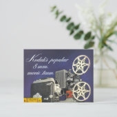 Carte Postale Caméra de cinéma et projecteur 1942 (Debout devant)