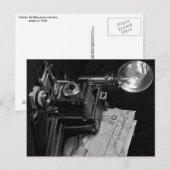 Carte Postale Caméra de presse classique (Devant / Derrière)