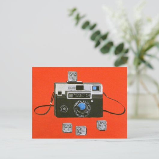 Carte Postale Caméra instantanée avec flash (Debout devant)