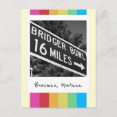 Carte postale Caméra instantanée Bridger Bowl Retr (Devant)