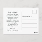 Carte Postale Caméra instantanée Couple Photo Mariage unique (Dos)