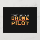 Carte Postale Caméra pilote de drone Quadcopter FPV Drones Cadea (Devant)
