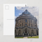 Carte Postale Caméra Radcliffe à Oxford (Devant / Derrière)