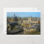 Carte Postale Caméra Radcliffe et bibliothèque Bodleian Oxford (Devant / Derrière)