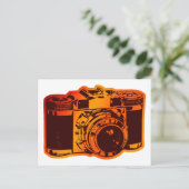 Carte Postale caméra rétro (Debout devant)