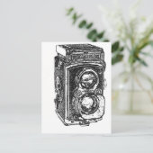 Carte Postale Caméra Rolleiflex vintage (Debout devant)