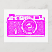 Carte Postale Caméra russe soviétique - Magenta (Devant)