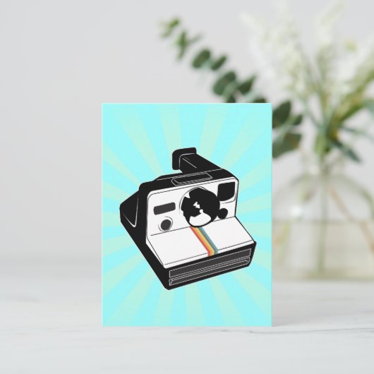 Carte Postale Caméra vintage (Debout devant)