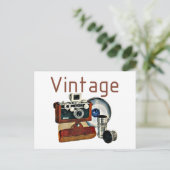 Carte Postale Caméra vintage (Debout devant)