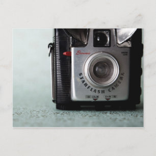 Carte postale Caméra vintage - Brownie