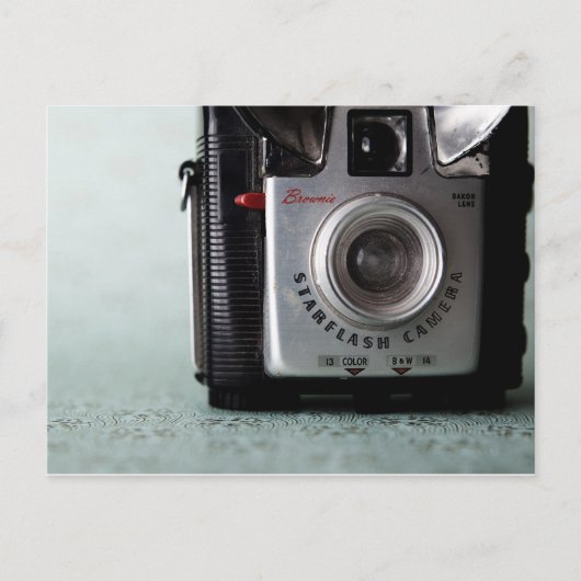 Carte postale Caméra vintage - Brownie (Devant)