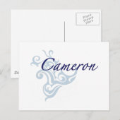 Carte Postale Cameron (Devant / Derrière)