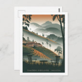 Carte Postale Cameron Highland Malaisie (Devant / Derrière)