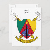 Carte Postale Cameroun Armoiries CM (Devant / Derrière)