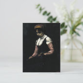 Carte Postale Camille Corot - Fille avec mandoline (Debout devant)