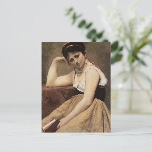 Carte Postale Camille Corot - Lecture Interrompue (Debout devant)