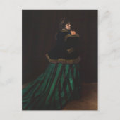 Carte Postale Camille (Femme en robe verte) par Claude Monet (Devant)