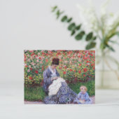 Carte Postale Camille Monet Jardin Enfant Argenteuil (Debout devant)