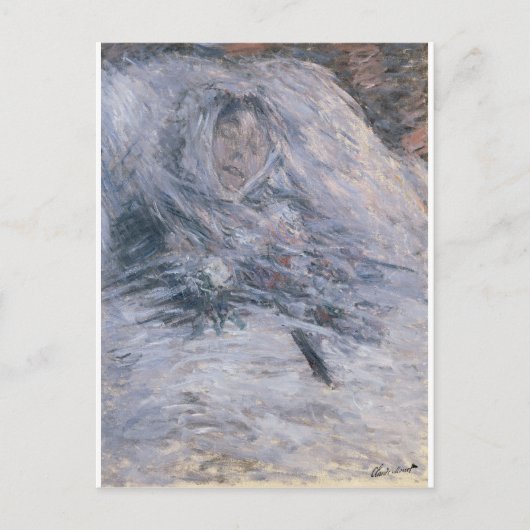 Carte Postale Camille Monet sur son lit de mort (1879) (Devant)