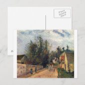 Carte Postale Camille Pissaro - Entraîneur, Emery 1877 (Devant / Derrière)