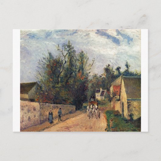 Carte Postale Camille Pissaro - Entraîneur, Emery 1877 (Devant)