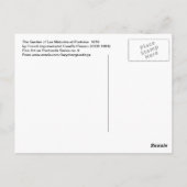 Carte Postale Camille Pissaro Jardin des Maturins (Dos)