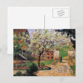 Carte Postale Camille Pissarro - Arbre à prune, Eragny (Devant / Derrière)