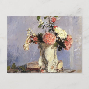 Carte Postale Camille Pissarro- Bouquet de fleurs