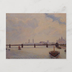 Carte Postale Camille Pissarro - Charing Cross Bridge, Londres