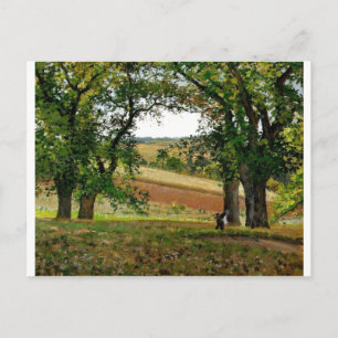Carte Postale Camille Pissarro - Châtaigniers @ Osny 1873 Huile