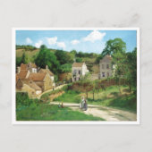 Carte Postale Camille Pissarro - huile de Pontoise 1867 (Devant)