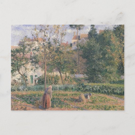 Carte Postale Camille Pissarro | Jardin végétal à l'Hermita (Devant)