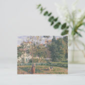 Carte Postale Camille Pissarro | Jardin végétal à l'Hermita (Debout devant)