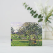 Carte Postale Camille Pissarro | La Brouette, verger, c.188 (Debout devant)
