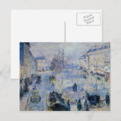 Carte Postale Camille Pissarro - Le Boulevard de Clichy (Devant / Derrière)