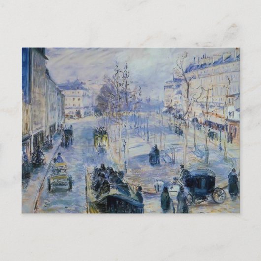 Carte Postale Camille Pissarro - Le Boulevard de Clichy (Devant)