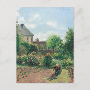 Carte Postale Camille Pissarro Le jardin de l'artiste à Eragny