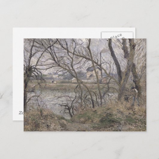 Carte Postale Camille Pissarro | Les Banks of the Oise (Devant / Derrière)