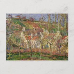 Carte Postale Camille Pissarro Les toits rouges, ou l'angle d'